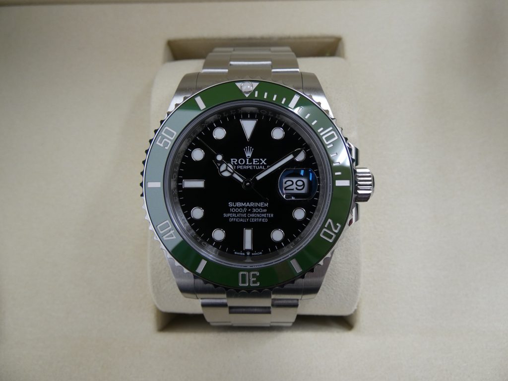 ロレックス 買取 サブマリーナーデイト 126610LV グリーンベゼル