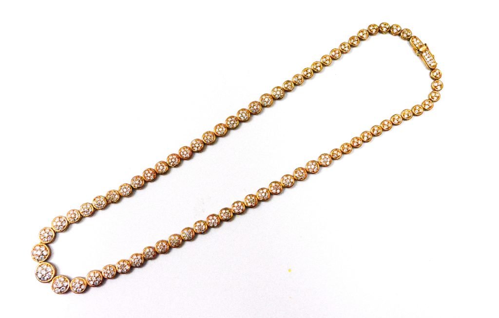 K１８金 メレダイヤモンド デザイン ネックレス 買取 査定