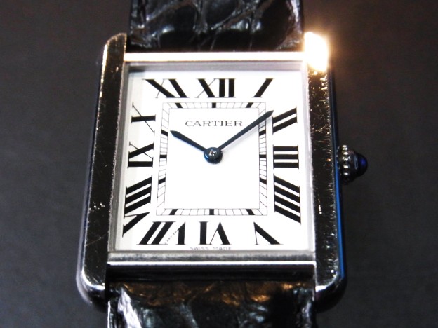 カルティエ 買取 タンクソロLM W5200003 クォーツ