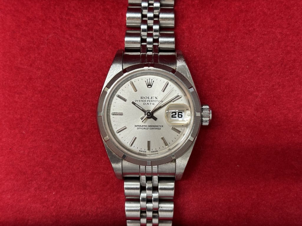 ロレックス 買取 オイスターパーペチュアル レディ 79190 シルバー文字盤 ジュビリーブレス